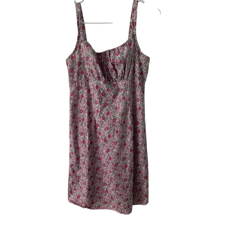 00’s xhilaration pink floral mini sleeveless dress size‎ small